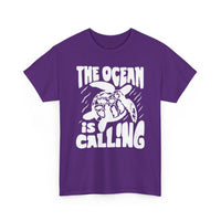 Gildan5000 | Unisex Sea Turtle "The Ocean Is Calling" Tee