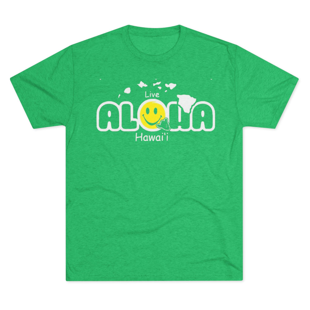 Next Level 6010 | Live Aloha Hawai'i Unisex Tri-Blend Vintage Tee