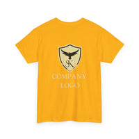 Unisex Heavy Cotton Tee | Custom Company Logo T-shirts, Custom Design Sweatshirts, Personalized Logo Hoodies, Custom Double Sided Print Shirts, Custom Text Shirts