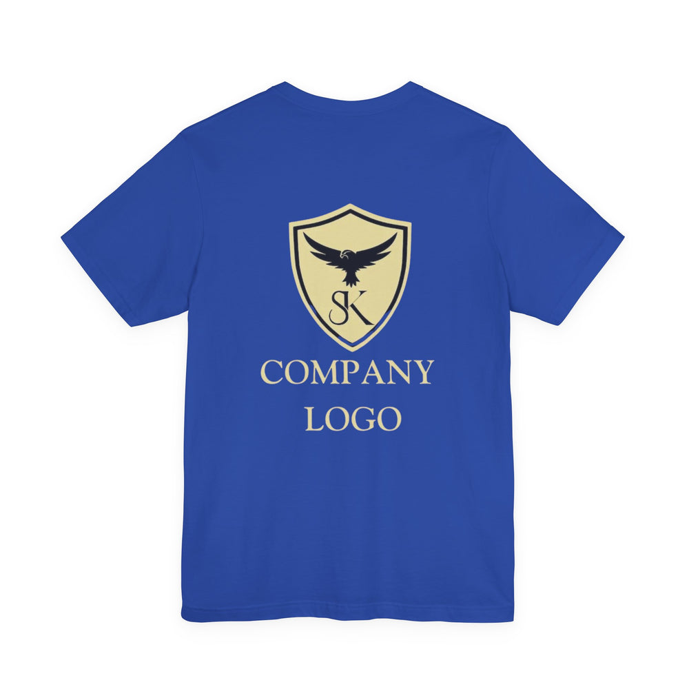 Unisex Jersey Short Sleeve Tee | Custom Company Logo T-shirts, Custom Design Sweatshirts, Personalized Logo Hoodies, Custom Double Sided Print Shirts, Custom Text Shirts