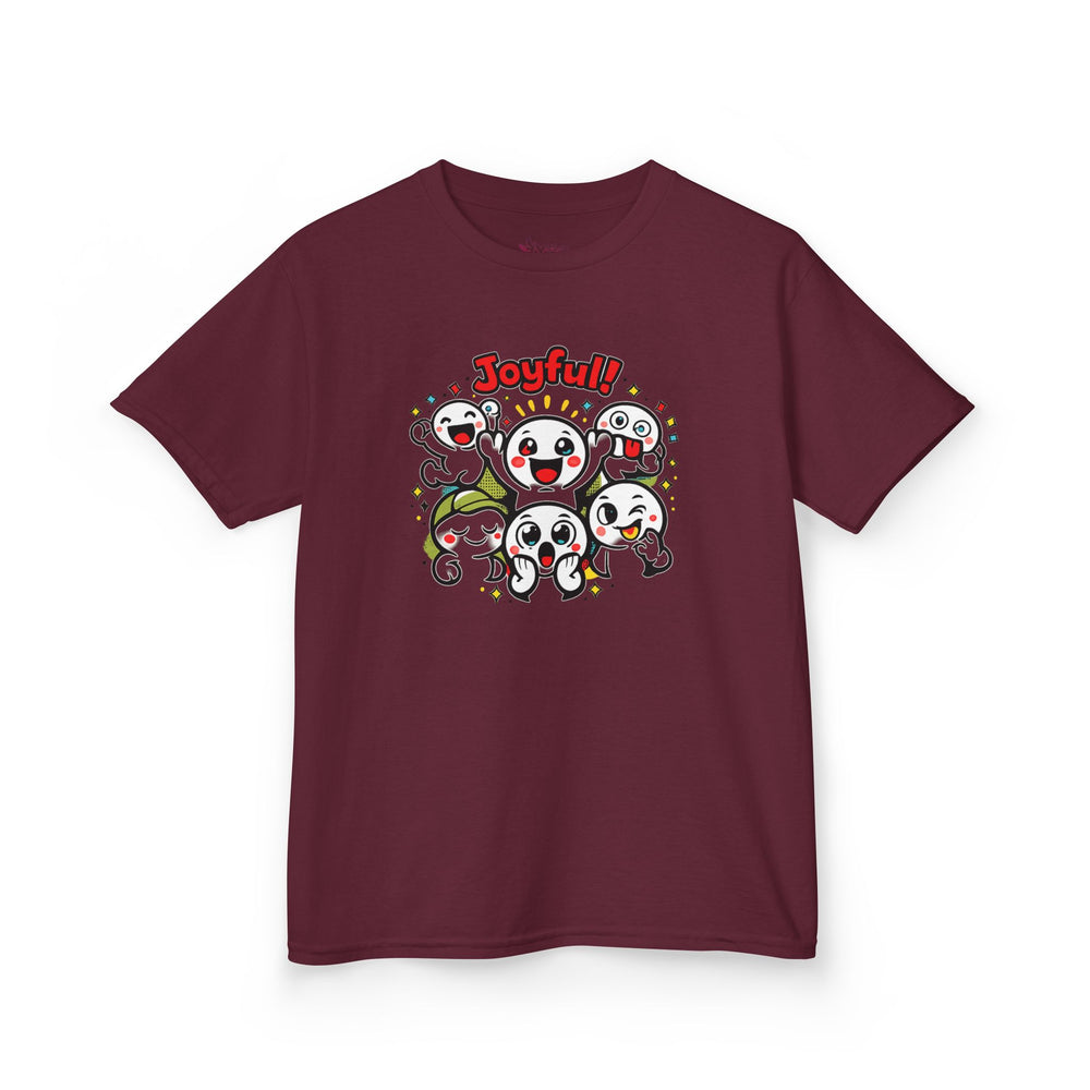Gildan 5000B | "Joyful Crew" Kids' Premium Cotton Tee – Vibrant Cartoon Graphic T-Shirt