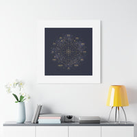 Gold Zodiac Wheel Canvas | Astrology Constellation Art, Cosmic Wall Print