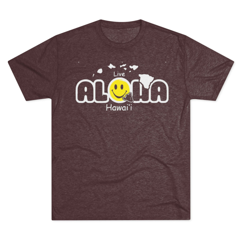 Next Level 6010 | Live Aloha Hawai'i Unisex Tri-Blend Vintage Tee