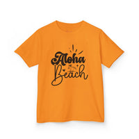 Gildan 5000B | Kids' Aloha Beach Tropical T-Shirt | Soft Summer Vacation Tee