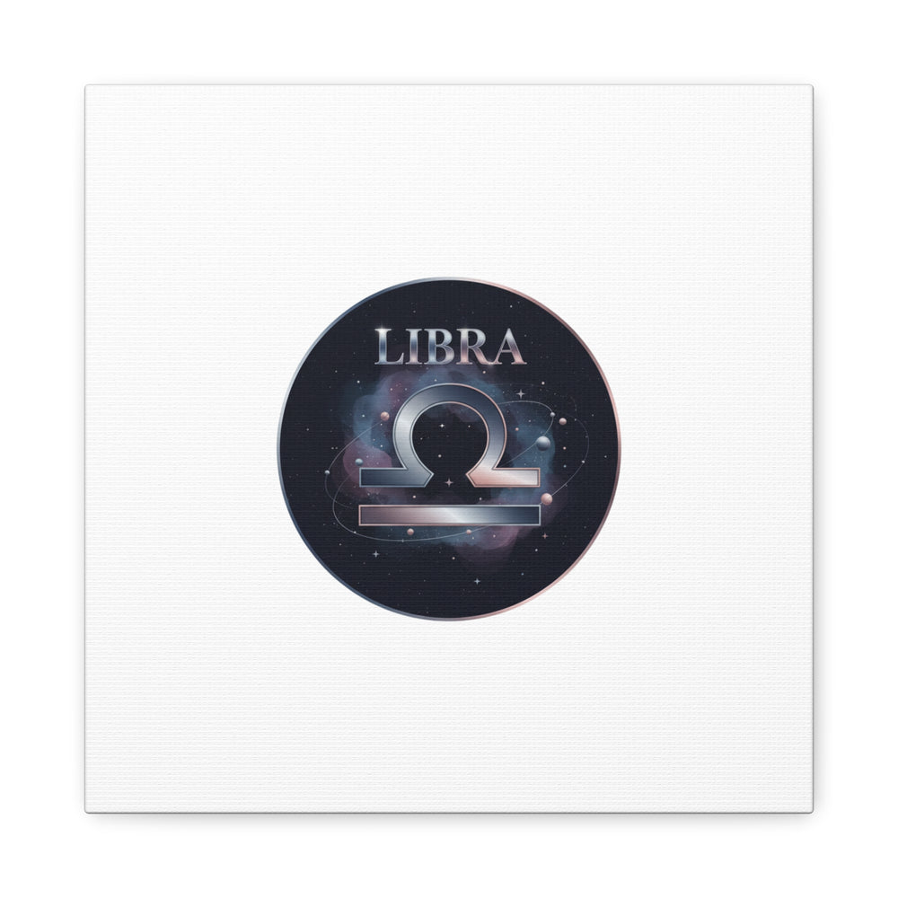 Libra Zodiac Canvas, Astrology Wall Art | Constellation Galaxy Print