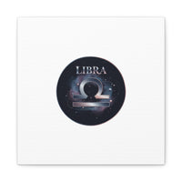 Libra Zodiac Canvas, Astrology Wall Art | Constellation Galaxy Print