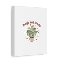 Single and Sassy Canvas, Matte Stretched | Anti‑Valentine, Funny Valentines Poster