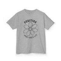 Gildan 5000B | Kids' Positive Vibes Daisy Tee – Mind, Vibes & Life Graphic T-Shirt