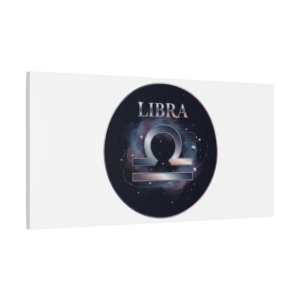 Libra Zodiac Canvas, Astrology Wall Art | Constellation Galaxy Print