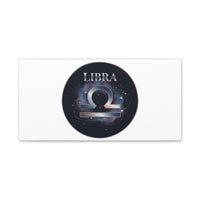 Libra Zodiac Canvas, Astrology Wall Art | Constellation Galaxy Print