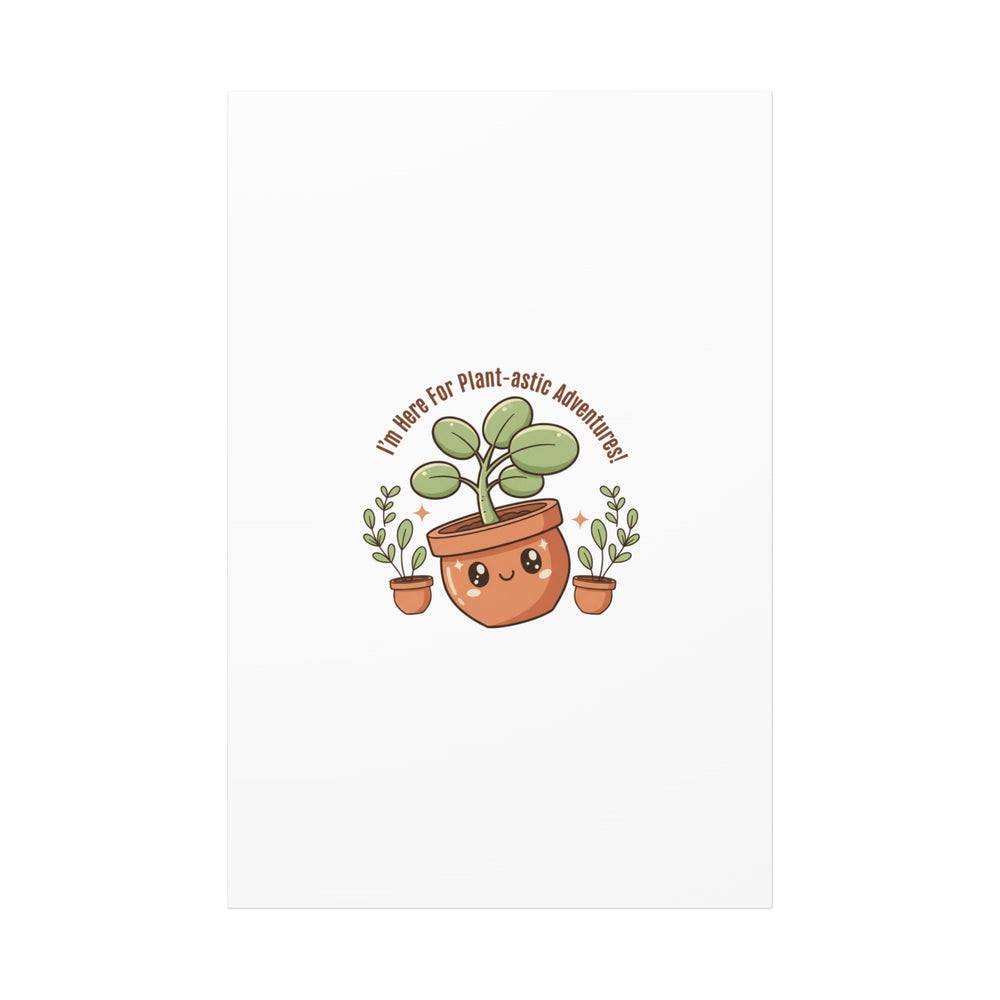 Plant-astic Pun Canvas | Stretched Matte Botanical Wall Art