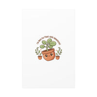Plant-astic Pun Canvas | Stretched Matte Botanical Wall Art