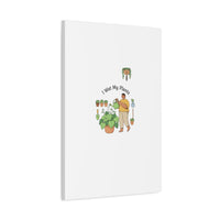 I Wet My Plants Canvas | Plant Parent Humor, Botanical Pun Wall Art