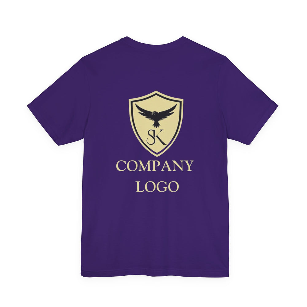 Unisex Jersey Short Sleeve Tee | Custom Company Logo T-shirts, Custom Design Sweatshirts, Personalized Logo Hoodies, Custom Double Sided Print Shirts, Custom Text Shirts