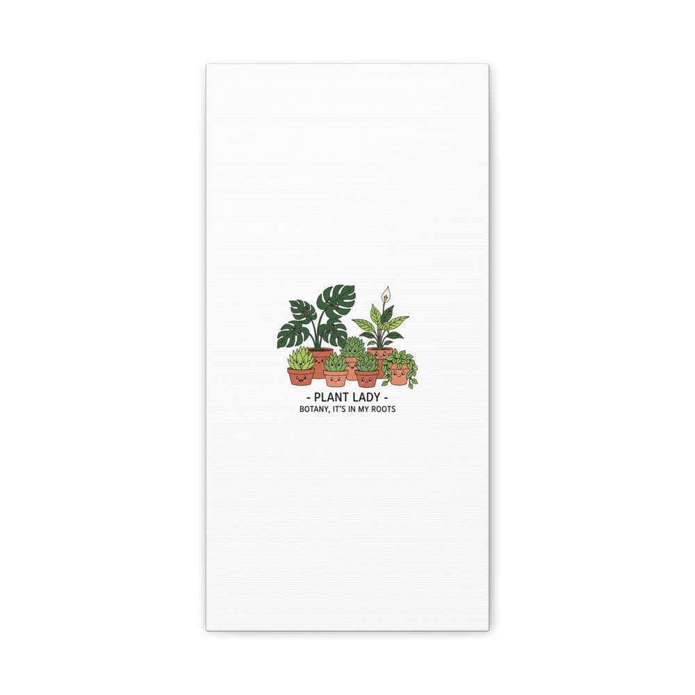 Plant Lady Canvas | Matte Stretched Botanical Pun Wall Art