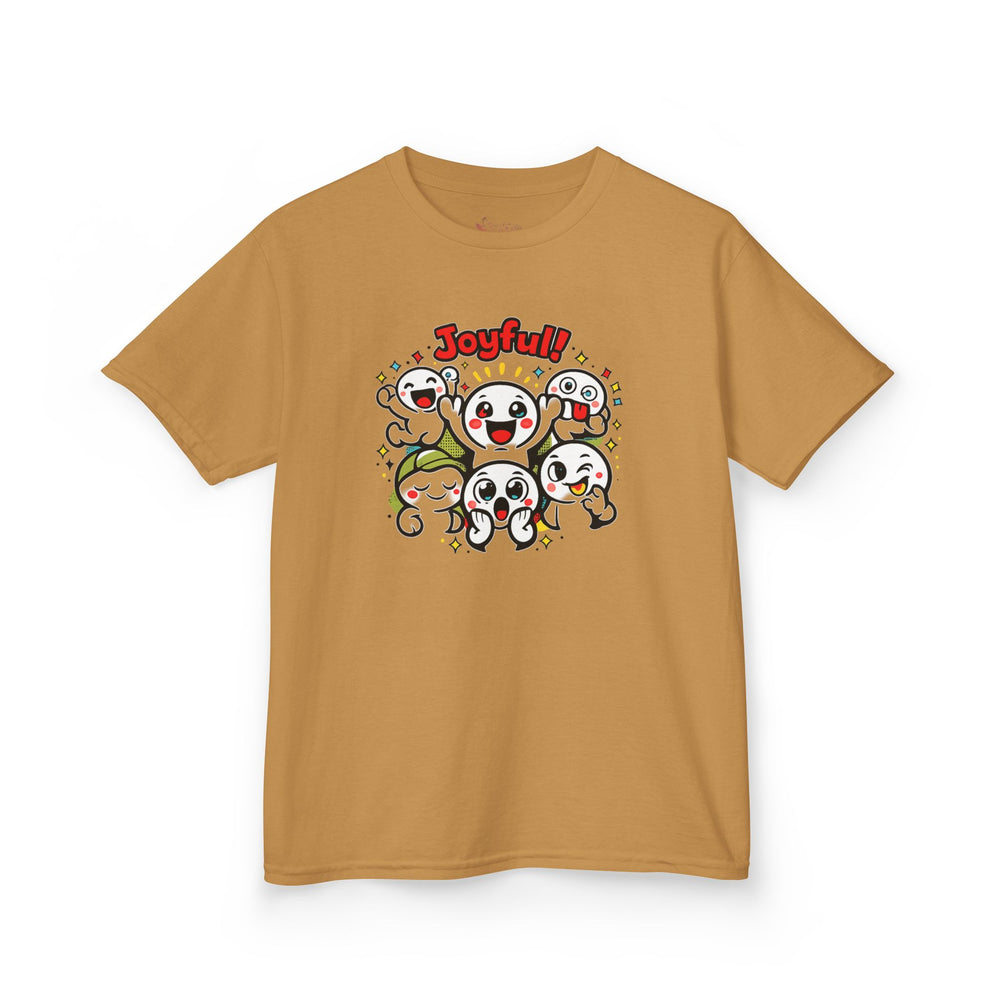 Gildan 5000B | "Joyful Crew" Kids' Premium Cotton Tee – Vibrant Cartoon Graphic T-Shirt