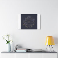 Gold Zodiac Wheel Canvas | Astrology Constellation Art, Cosmic Wall Print