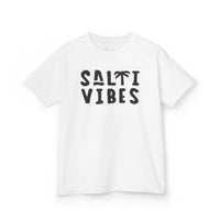 Gildan 5000B | Kids’ "Salty Vibes" Premium Cotton T-Shirt – Tropical Beach & Summer Vacation Tee