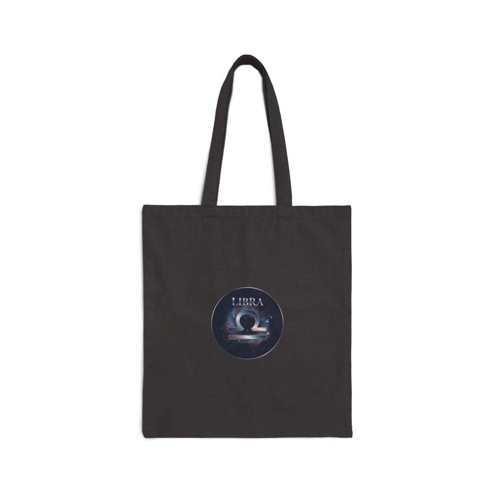 Lunar Zodiac Constellation Tote | Astrology Cosmic Canvas, Metallic Moonprint