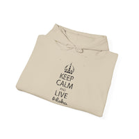 Gildan 18500 | Keep Calm and Live Aloha Unisex Hoodie – Cozy & Stylish Hawaiian-Inspired Sweatshirt