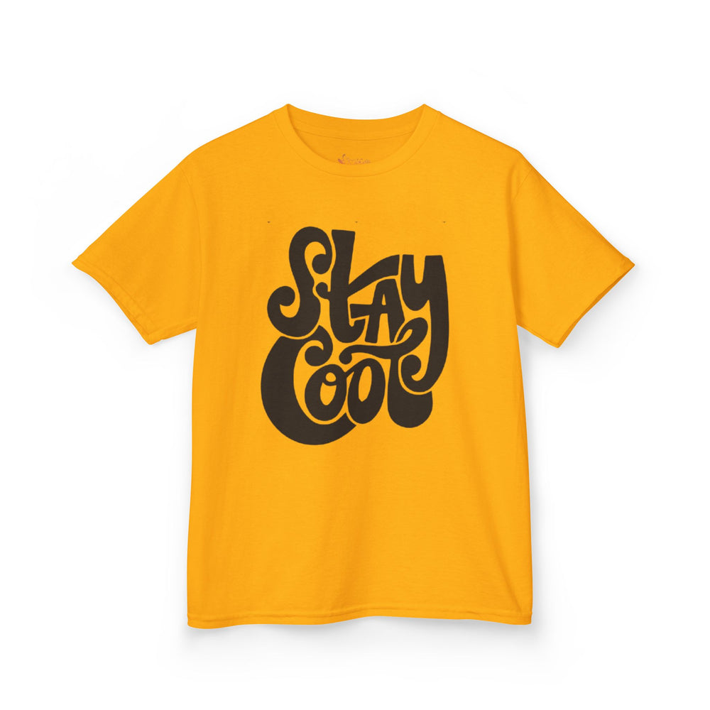 Gildan 5000B | Kids’ "Stay Cool" Retro Graphic Tee – Comfy Cotton T-Shirt