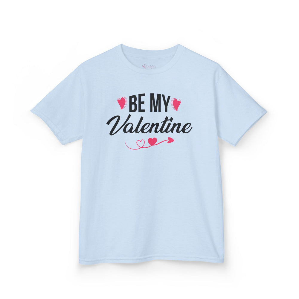 "Be My Valentine" Youth T-Shirt | Cute Heart & Arrow Graphic Tee for Kids | Boys & Girls School Holiday Top