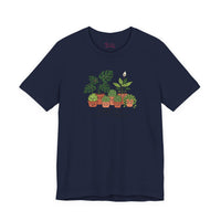 Bella+Canvas3001 | Plant Lady Tee | succulent pun, sage botanical doodle