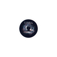 Libra Constellation Sticker | Zodiac Galaxy, Metallic Foil Accent