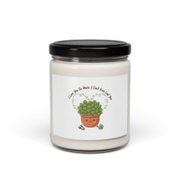 Plant Pun Candle | Scented Soy Candle, Succulent Humor, Sage Cream Label