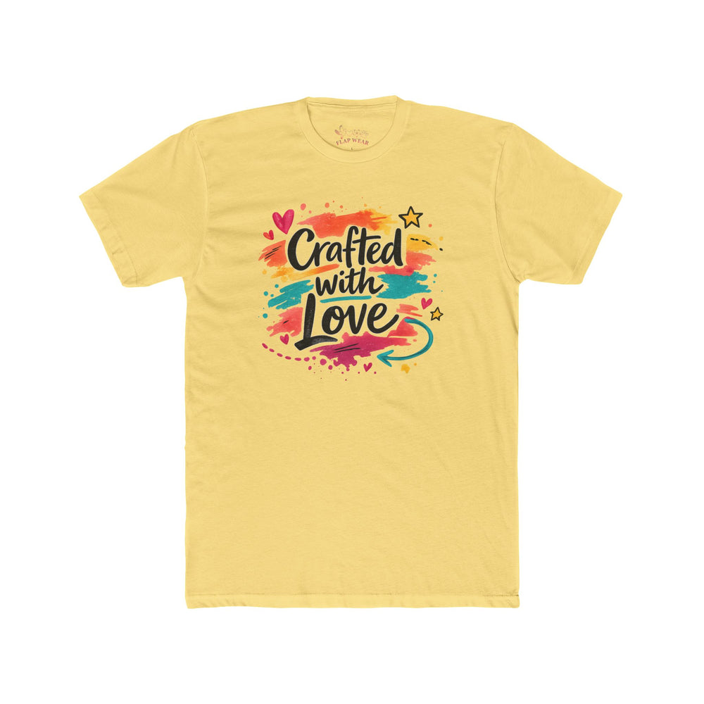 Next Level 3600 | Crafted with Love | Handmade Marker Aesthetic Unisex Jersey Tee | Crafted With Love T-Shirt — Colorful Handcrafted Maker Tee