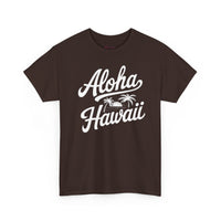 Gildan 5000 | Vintage Aloha Hawaii T-Shirt - Retro Island Paradise Tee - Unisex Hawaiian Vacation Shirt