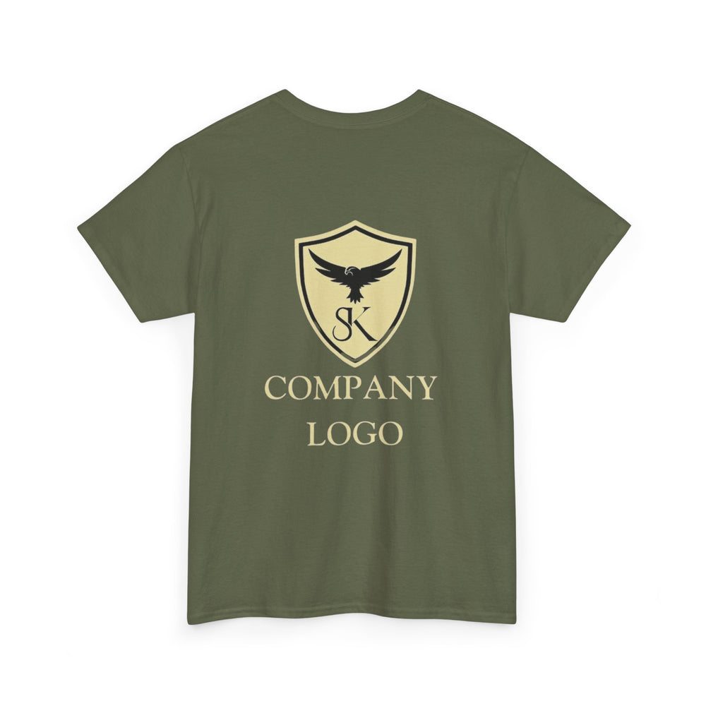 Unisex Heavy Cotton Tee | Custom Company Logo T-shirts, Custom Design Sweatshirts, Personalized Logo Hoodies, Custom Double Sided Print Shirts, Custom Text Shirts