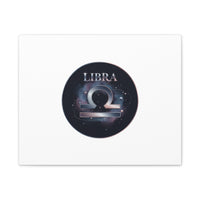 Libra Zodiac Canvas, Astrology Wall Art | Constellation Galaxy Print