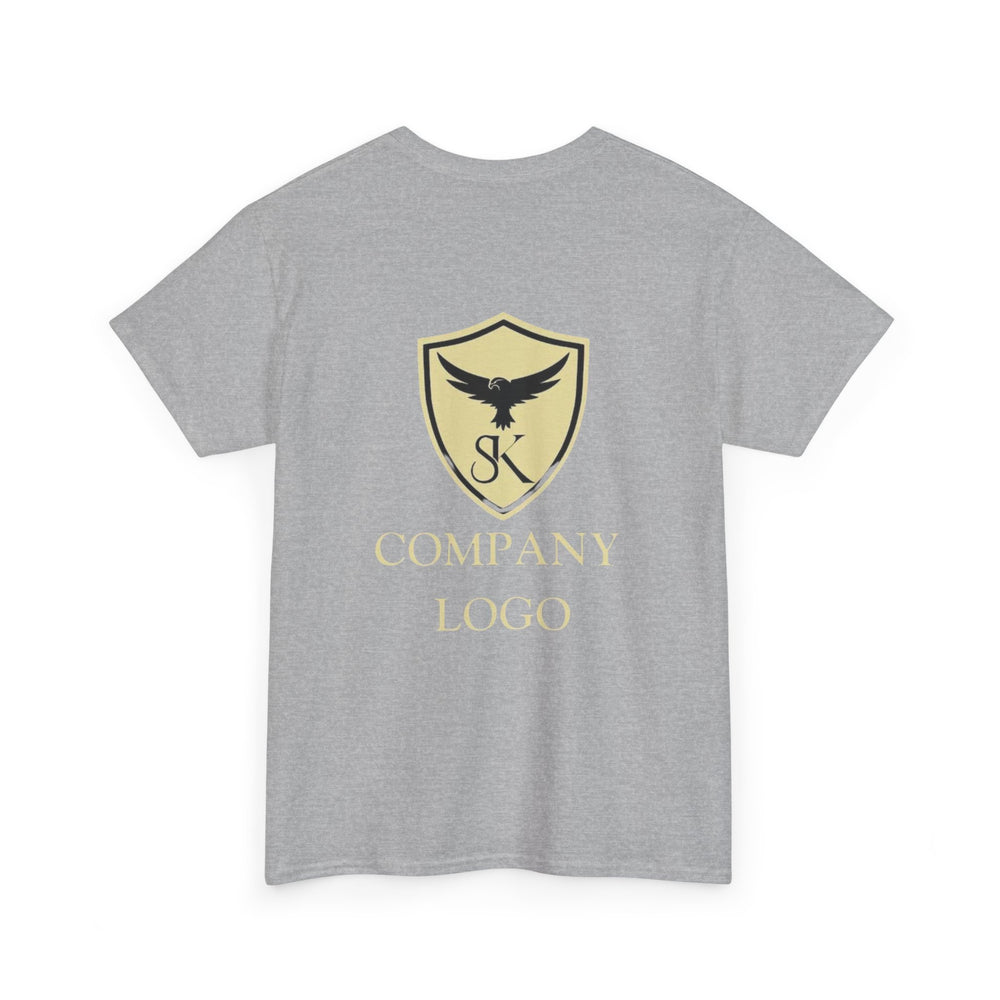 Unisex Heavy Cotton Tee | Custom Company Logo T-shirts, Custom Design Sweatshirts, Personalized Logo Hoodies, Custom Double Sided Print Shirts, Custom Text Shirts