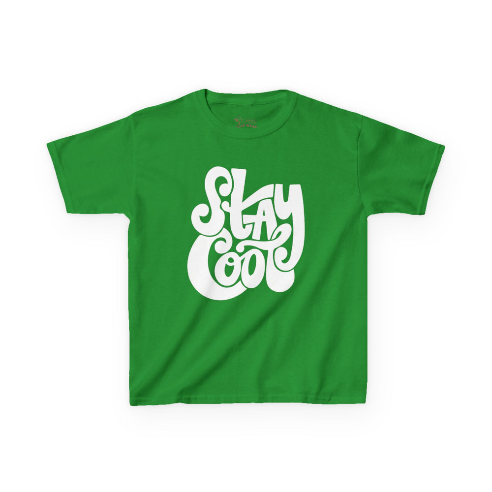 Gildan 5000B | Kids’ "Stay Cool" Retro Graphic Tee – Comfy Cotton T-Shirt