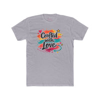 Next Level 3600 | Crafted with Love | Handmade Marker Aesthetic Unisex Jersey Tee | Crafted With Love T-Shirt — Colorful Handcrafted Maker Tee