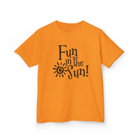 Gildan 5000B | Fun in the Sun Kids' Graphic T-Shirt - Organic Cotton Summer Tee