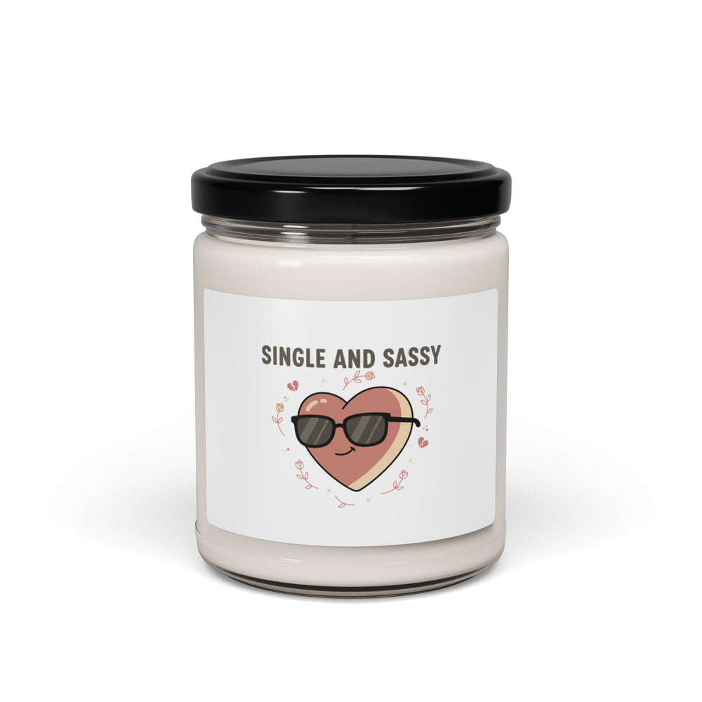 Single and Sassy Candle, Soy Jar | Anti Valentine, Funny Singles