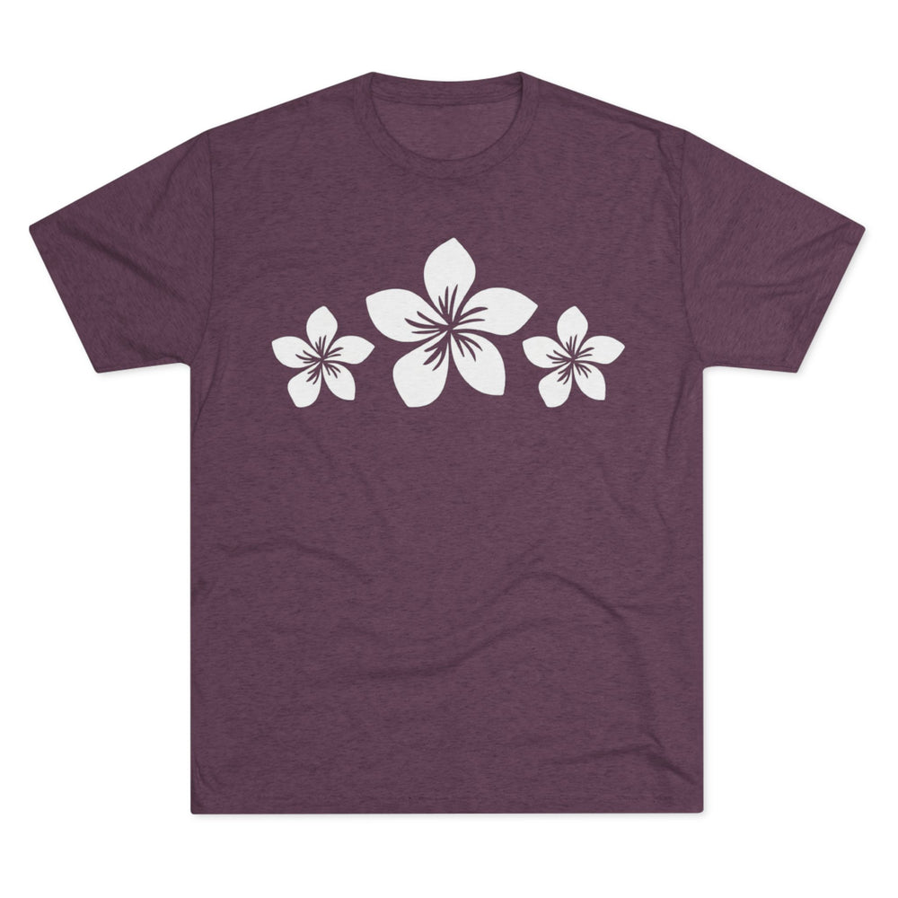 Next Level 6010 | Unisex Tropical Hibiscus Trio – Unisex Tri-Blend Vintage Tee