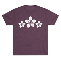 Next Level 6010 | Unisex Tropical Hibiscus Trio – Unisex Tri-Blend Vintage Tee