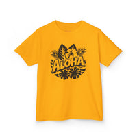 Gildan 5000B | Kids’ Aloha Tropical Vibes Graphic Tee – Fun Summer Style