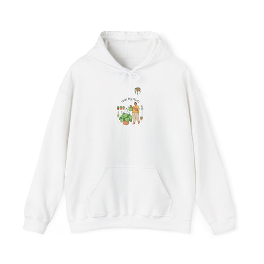 Plant Parent Pun Hoodie | Plant Mom Humor, Succulent Leaf Doodle