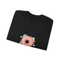 Donut Worry Be Happy Sweatshirt | Food Pun, Cozy Snack Humor