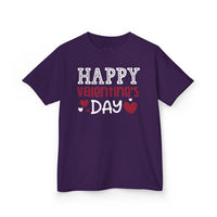 Kids Happy Valentine Day T-Shirt – Youth Valentine’s Day Graphic Tee – Soft Cotton Holiday Shirt for Boys & Girls