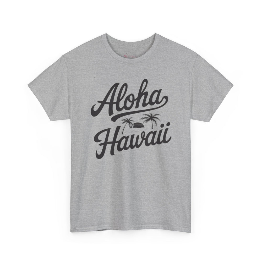 Gildan 5000 | Vintage Aloha Hawaii T-Shirt - Retro Island Paradise Tee - Unisex Hawaiian Vacation Shirt