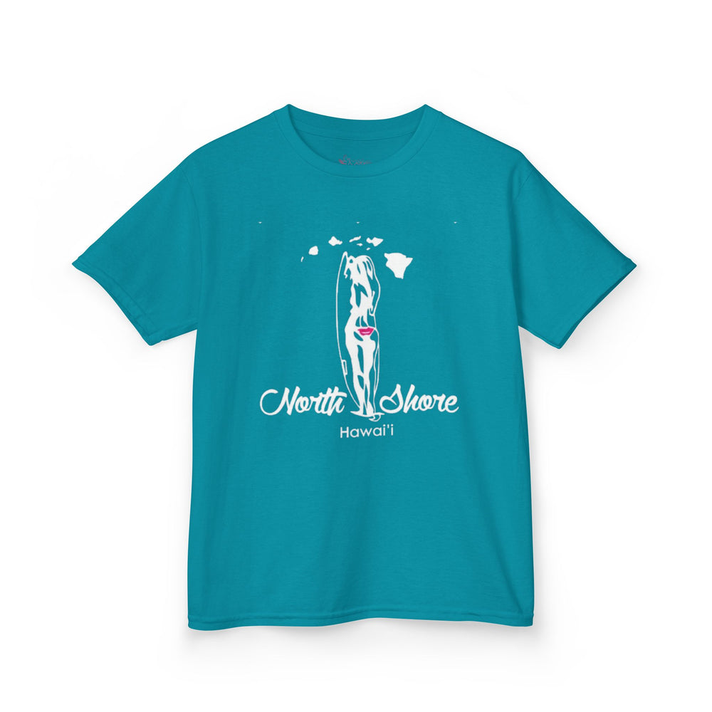 Gildan 5000B | Kid's North Shore Hawaii Surfer T-Shirt – Aloha Beach Adventure Tee