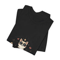 Single & Happy Cat Tee | Anti Valentine, Single Humor Shirt