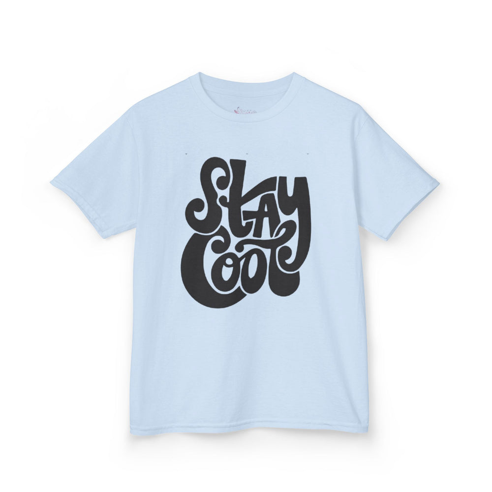 Gildan 5000B | Kids’ "Stay Cool" Retro Graphic Tee – Comfy Cotton T-Shirt