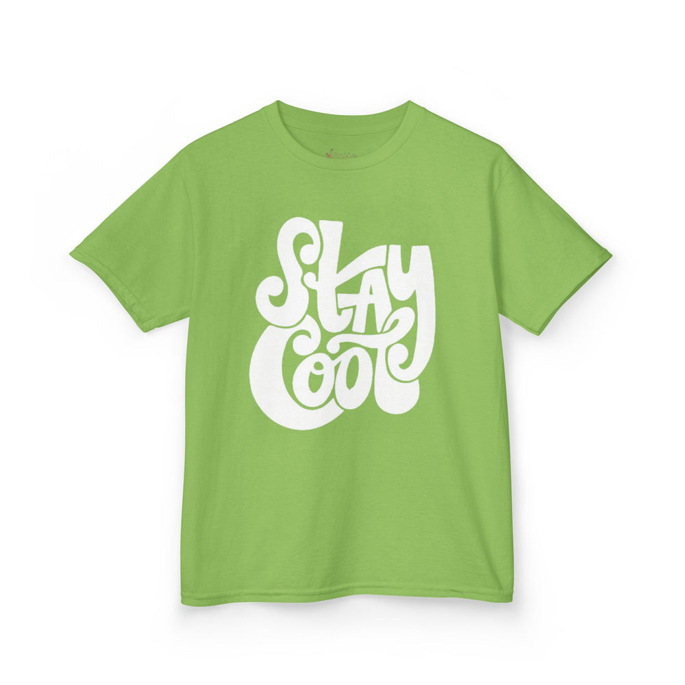Gildan 5000B | Kids’ "Stay Cool" Retro Graphic Tee – Comfy Cotton T-Shirt