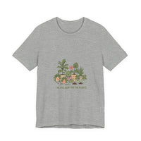 I’m Just Here for the Plants T‑Shirt | Plant Parent Humor, Succulent Pun